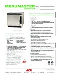 Vista previa de Hoja técnica Horno Combinado Menumaster Jet14