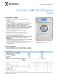 Vista previa de Hoja técnica lavadora W5300H