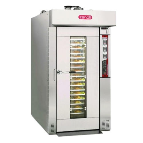 Horno rotativo de conveccion, electrico, para carro de 15/18 bandejas.