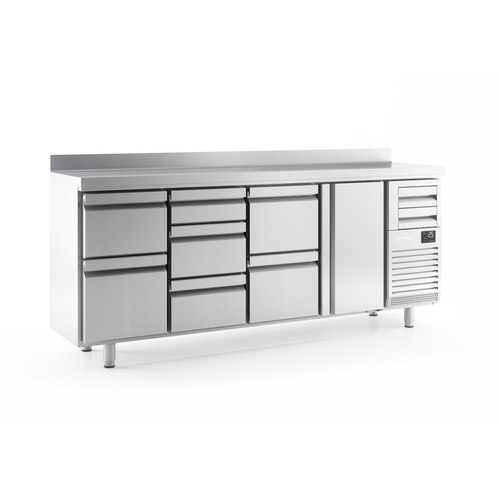 Mesa refrigerada 2452x700x850 mm, Temp. -2ºC/+8ºC, C. Clima.5