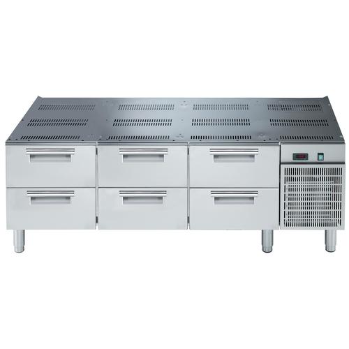 Base refrigerada con 6 cajones 1600mm