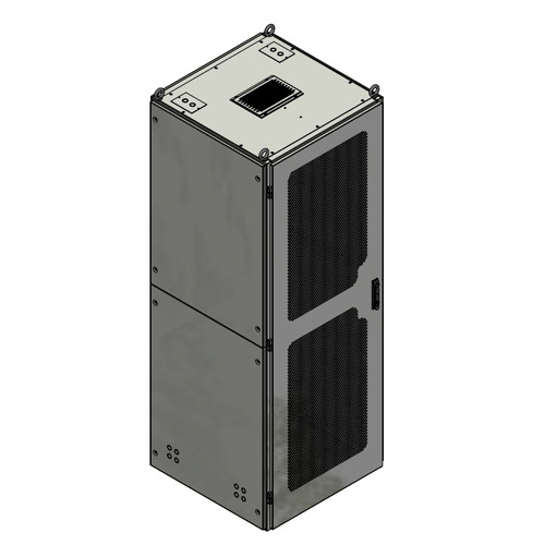 Tablero para equipos de telecomunicaciones 2200x800x800 mm con cerradura electrónica