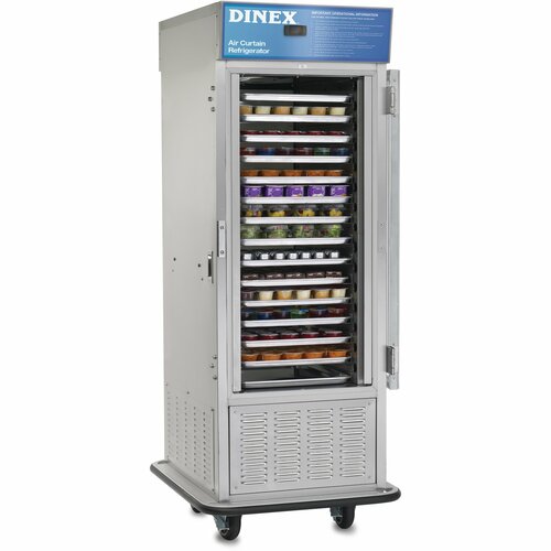 Carro mantenimiento platos fríos 15 bandejas con cortina de aire