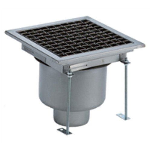 Rejilla de pavimento ciega salida vertical 300 x 300 mm