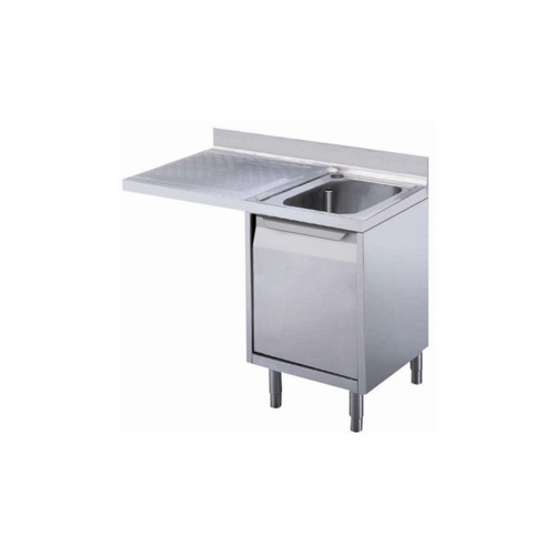 Preparación Standard Armario fregadero para lavavajillas con 1 seno y escurridor a la izquierda, 1200mm