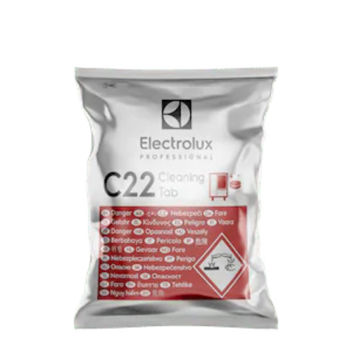 C22 - Limpiador en tableta para horno Skyline; tambor plástico con 100 unidades