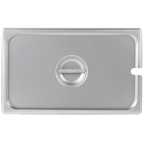 Tapa para bandeja full size para gastronomía, en acero inoxidable calibre # 24