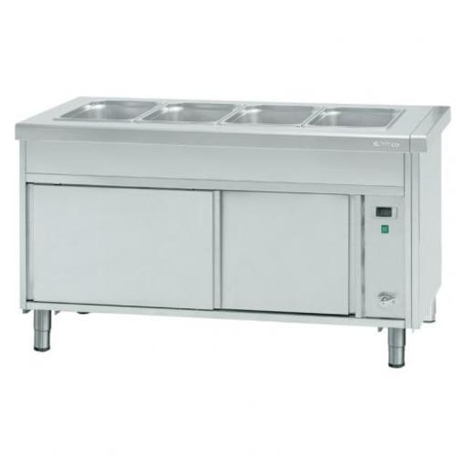 Baño maría autoservicio 6 GN 1/1 con reserva neutra