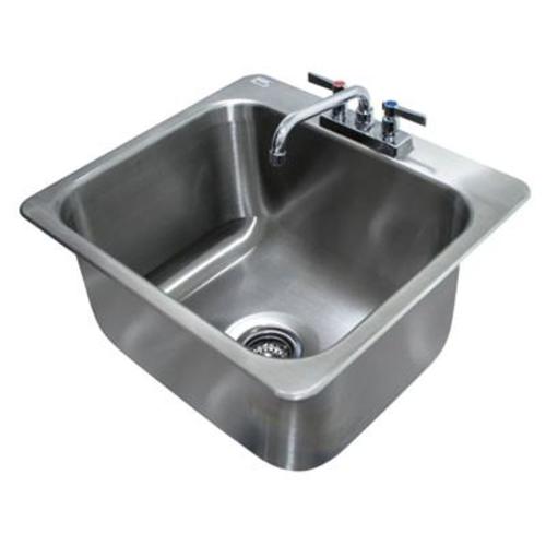 Fregadero en acero inoxidable 20'' x 16'' con 12'' de profundidad