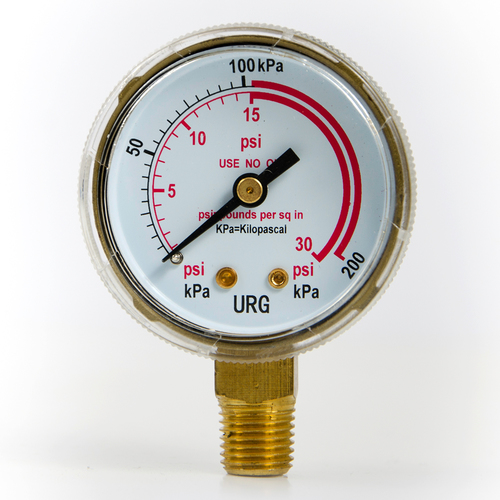 Manómetro para gas LP, baja presión