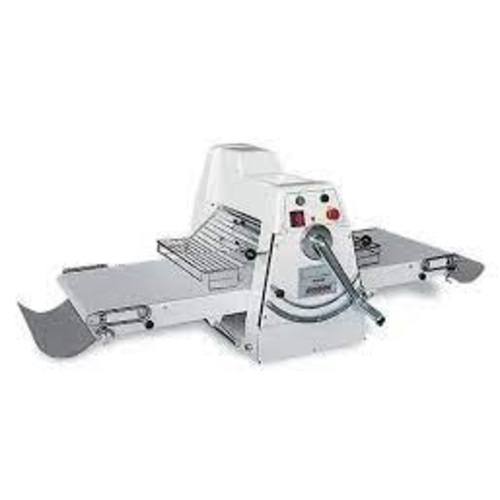 Laminadora sobre mesa, eléctrica, con rodillo y alas 500 mm ancho, 1000 mm  largo