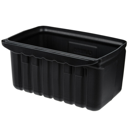 Soporte para cubiertos negro de 2,5 galones