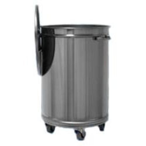 Carro con cuba inox c/tapa 60 lt