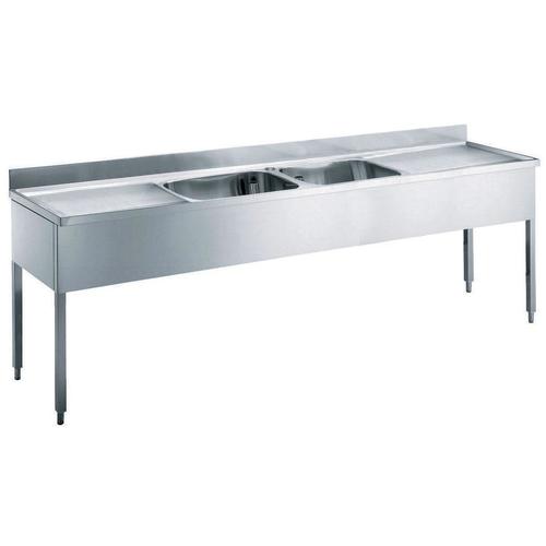 Fregadero 2 senos 2 esc. 2800 mm