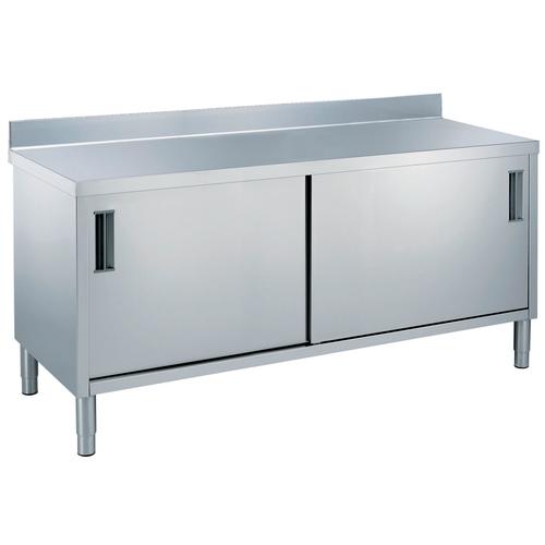 Mesa  neutra con alzatina  2000 mm