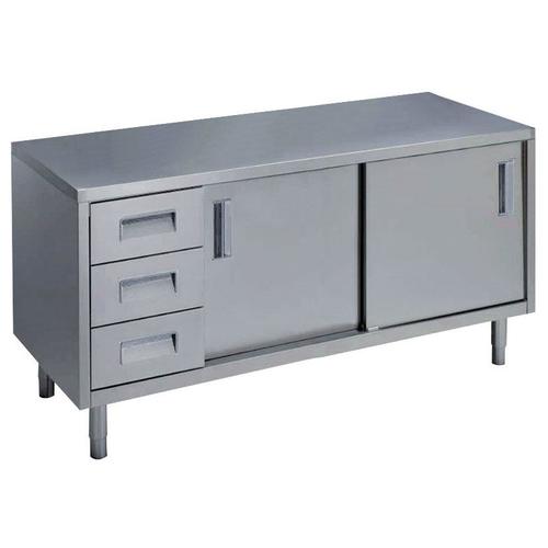 Mesa c/ 2+3 cajones izq. 1 puerta 1200mm