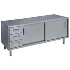 Mesa c/ 2+3 cajones izq. 1 puerta 1200mm