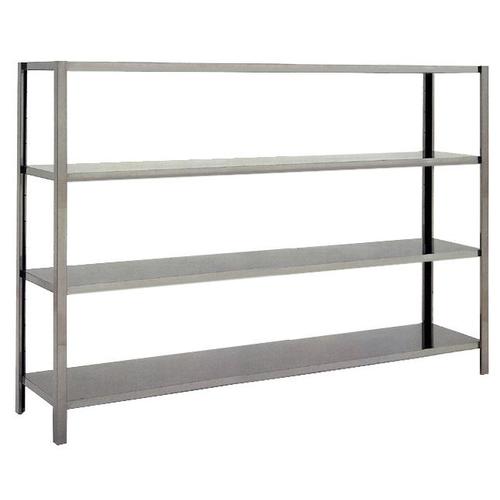 Estantería inox 4 estantes lisos 1570mm