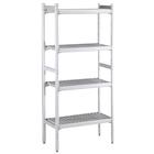 Estanteria lineal alum-poliet.475x1304mm