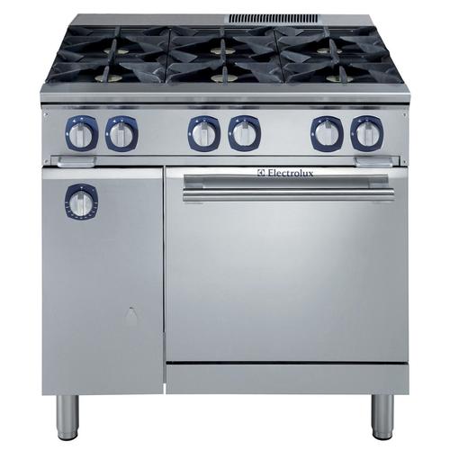 6-burn.gas range(therm)+static oven 36"