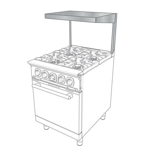 Kit shelf support 24"