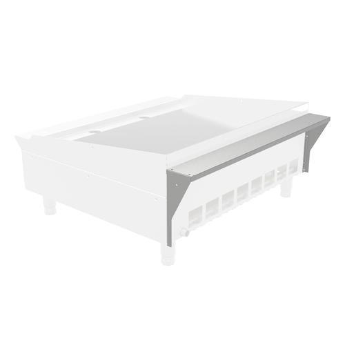 Backshelf to wall install.36"units