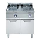 Freidora de recuperación eléctrica monobloque 2 tinas 14 l 8.7 kw