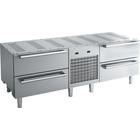 Base refrigerada/congeladora de 84'' con 4 gavetas