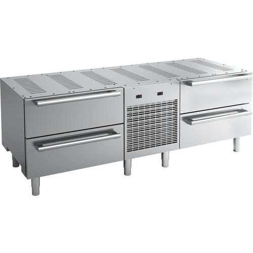Base refrigerada/congeladora de 84'' con 4 gavetas