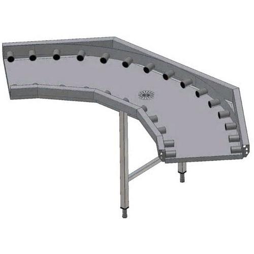 Curva 90º p/mesa rodillos desmontable