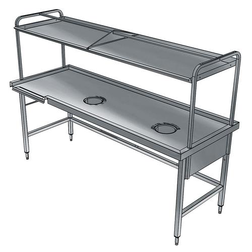 Mesa clasificación, dcha.2700mm x 800mm