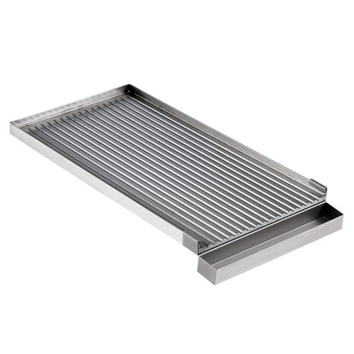 Placa doble quemador ranurada-línea 700