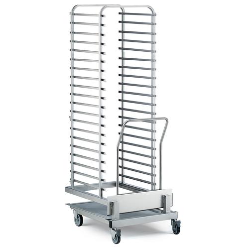 Carro escabiladero para bandejas 20 x gn 2/1 paso 63 mm