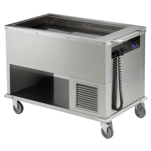 CARRO BAÑO MARÍA AIRE REFRIGERADO, 1 CUBA- 3 GN 1/1